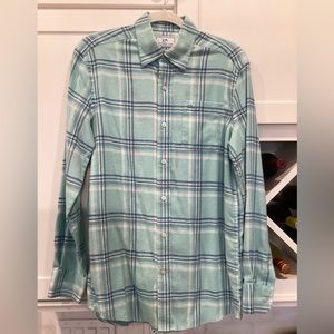 Men’s Southern Tide Flannel Heather Sport Shirt (S)
